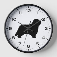 Bearded Collie Dog Breed Silhouette