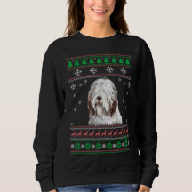 Bearded Collie Dog Lover Ugly Christmas Sweater 