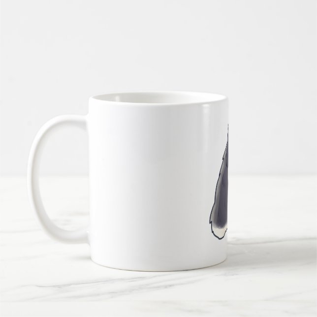 Bearded collie dog Magic Coffee Mug (Left)