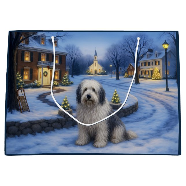 Bearded Collie Gift  Bag (Front)