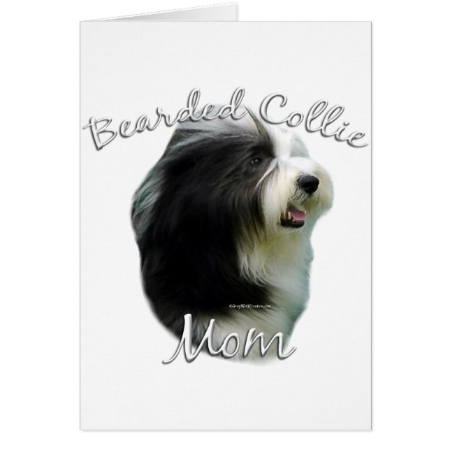 Bearded Collie Mom 2 (Front)