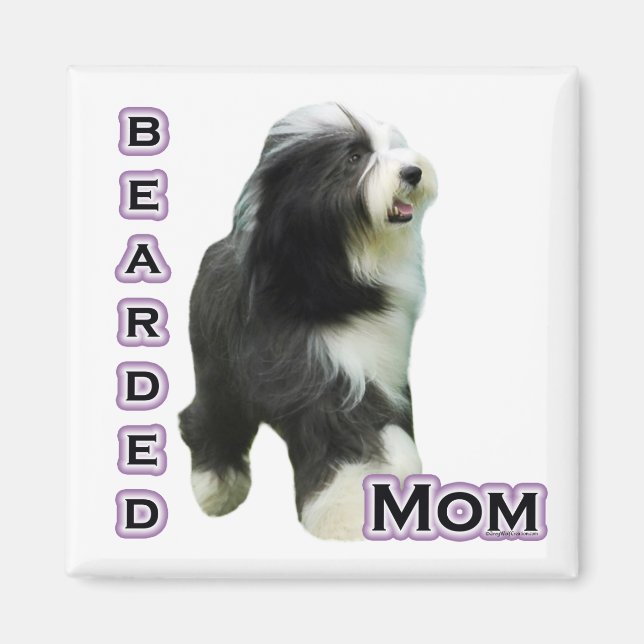 Bearded Collie Mom 4  - Magnet (Front)