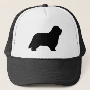 Bearded Collie Silhouette Trucker Hat