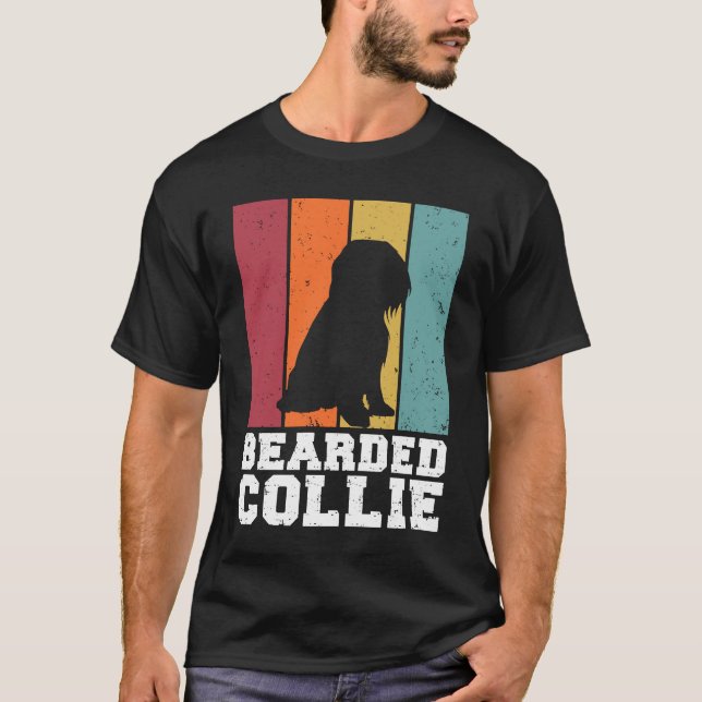 Bearded Collie Vintage  1 T-Shirt (Front)
