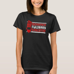 Bearded Culinary Gangster Chef De Cuisine Chef T-Shirt