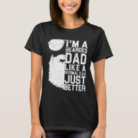 Bearded Dad Funny Beard Humour Father's Day Gift I
