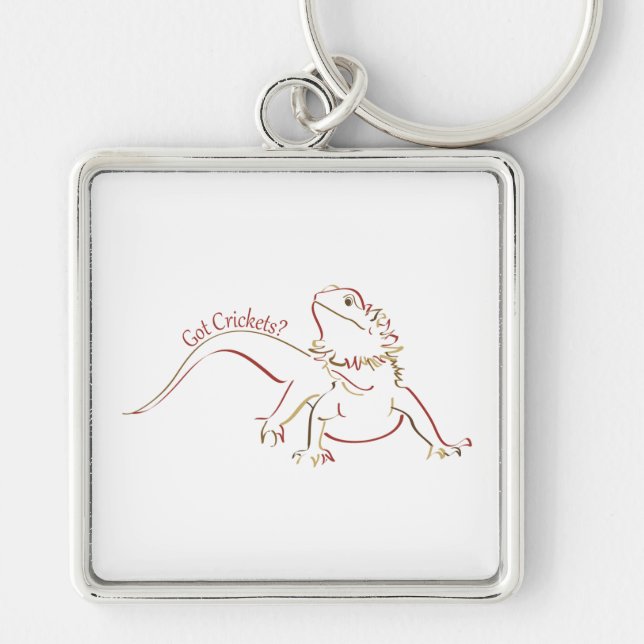 Bearded Dragon2 Keychain (Front)