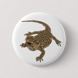 Bearded Dragon 2 Inch Round Button