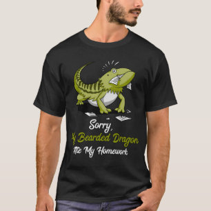Bearded Dragon Ate My Homework T-Shirt