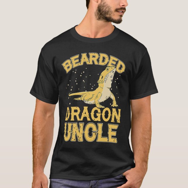 Bearded Dragon  Bearded Dragon Uncle T-Shirt (Front)