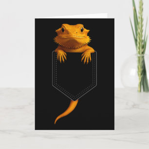 Bearded Dragon Cket Cute Exotic Lizard Reptile Pet Card