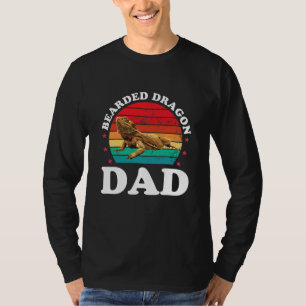 Bearded Dragon Dad Mens Beardie Funny Pet Lizard T-Shirt