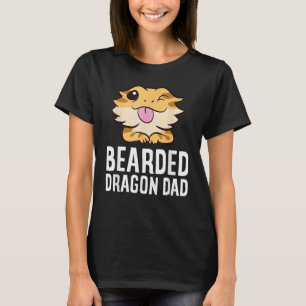 Bearded Dragon Dad Reptile Lizard Dad Mom T-Shirt