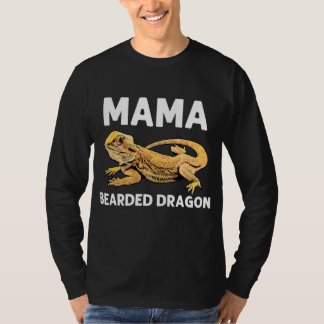 Bearded Dragon Gift For Mom Women Pogona Lizard T-Shirt