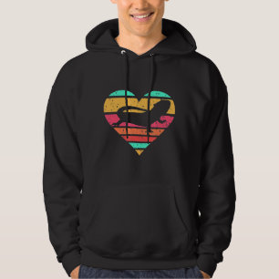 Bearded Dragon Heart  Pet Reptile Lizard Hoodie