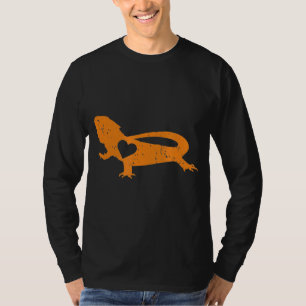 Bearded Dragon Heart Pet Reptile Lizard T-Shirt