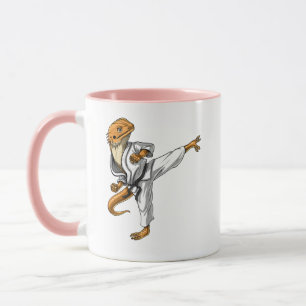 Bearded Dragon Karate Mug