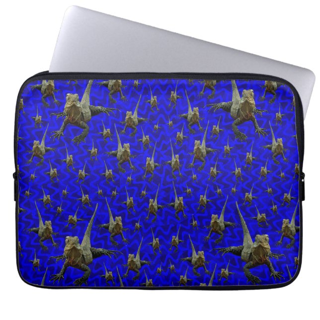 Bearded Dragon Lizard, Laptop Sleeve (Front)