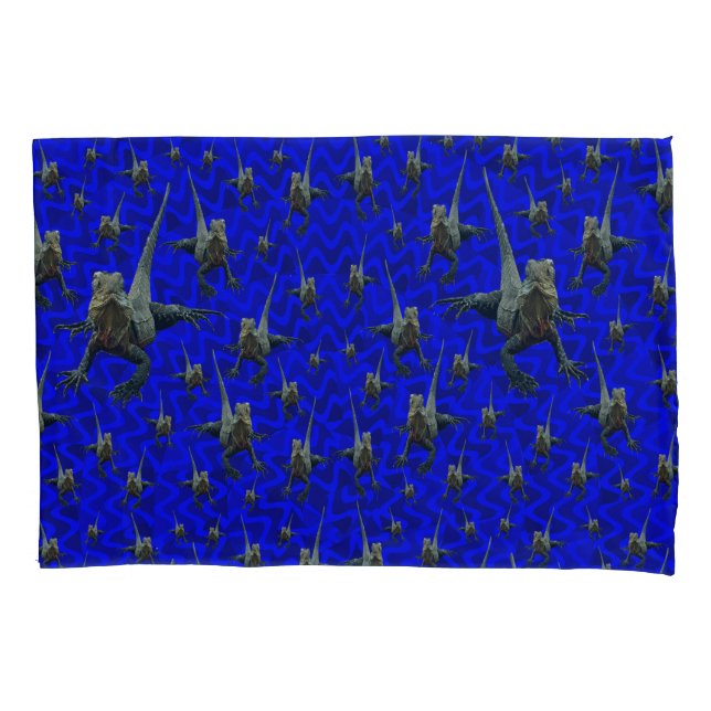 Bearded Dragon Lizard, Pillow Cases (Front)