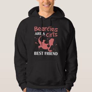Bearded Dragon Lizard Reptile Mom Girl Woman Hoodie