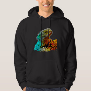 Bearded Dragon Lizard Reptile Novelty Hoodie