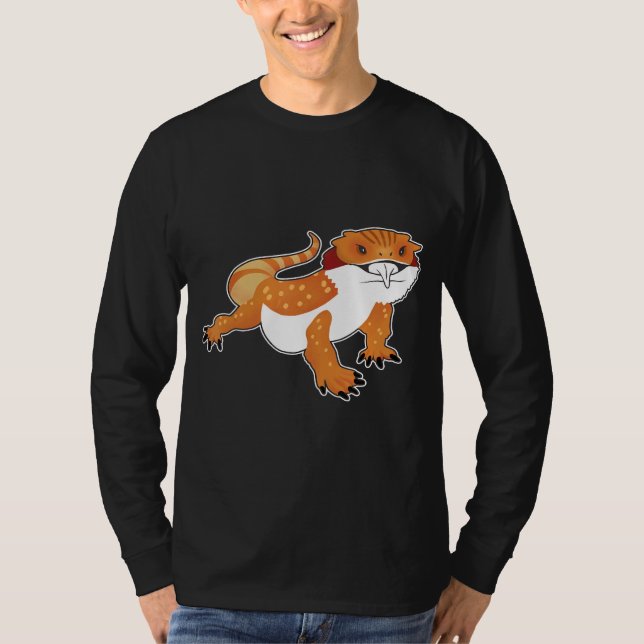 Bearded Dragon  Lizard T-Shirt (Front)