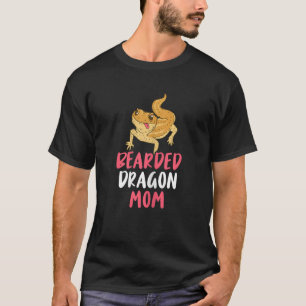 Bearded Dragon Mom Cute Girls Womens Bearded Drago T-Shirt