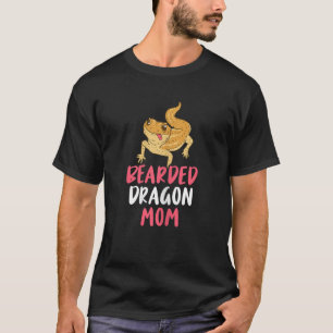 Bearded Dragon Mom Cute Girls Womens Bearded Drago T-Shirt