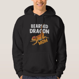 Bearded Dragon Mom Lizard Reptile For Women Hoodie