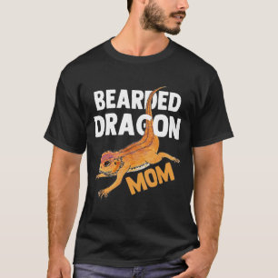Bearded Dragon Mom Lizard Reptile For Women T-Shirt