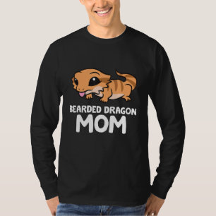 Bearded Dragon Mom Lizard Reptile Mother Bearded D T-Shirt