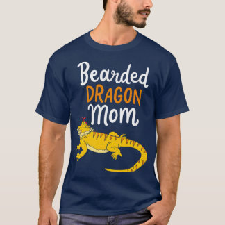 Bearded Dragon Mom Pogona Reptile Mothers Day Gift T-Shirt