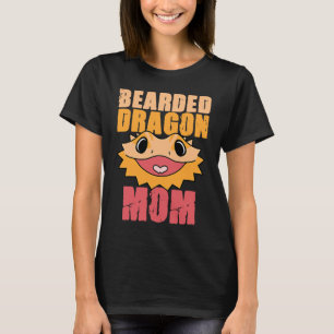 Bearded Dragon Mom Reptiles Pet Reptile Owner Gra T-Shirt