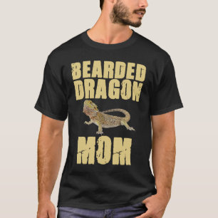 Bearded Dragon Mom Reptiles Pet Reptile Owner Gra T-Shirt
