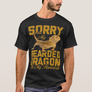 Bearded Dragon My Bearded Dragon Ate My Homework T-Shirt