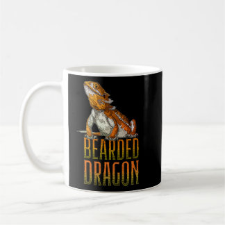 Bearded Dragon Reptile Keeper Beardie Retro Coffee Mug