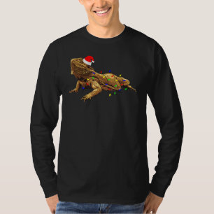 Bearded Dragon Santa Claus Christmas T-Shirt