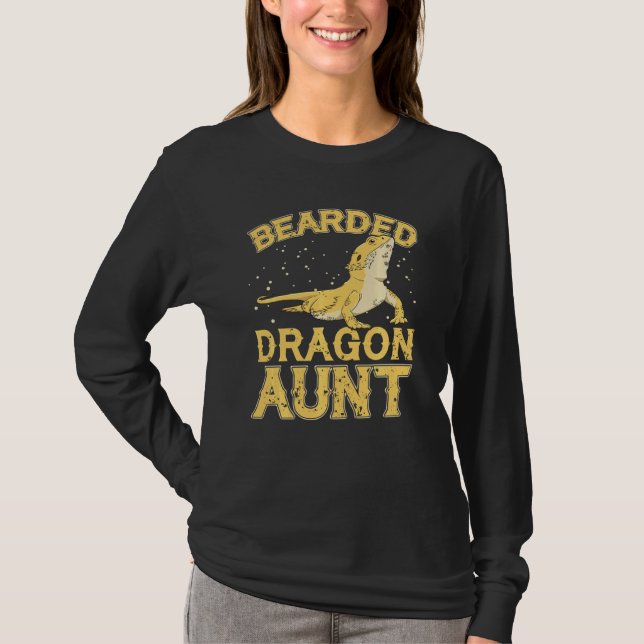 Bearded Dragon T Shirt Bearded Dragon Aunt Tee (Front)