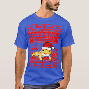 Bearded Dragon Ugly Christmas  T-Shirt