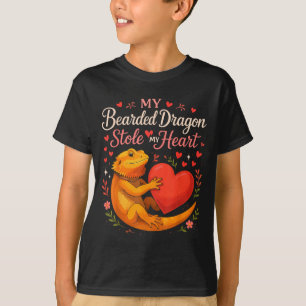 Bearded Dragon Valentines Day My Bearded Dragon St T-Shirt