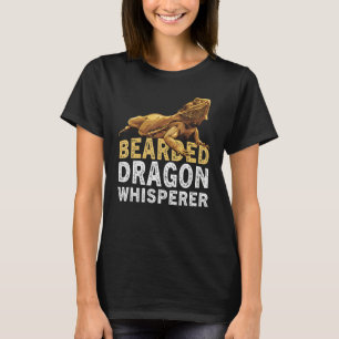 Bearded Dragon Whisperer  Lizard Reptile Animals O T-Shirt