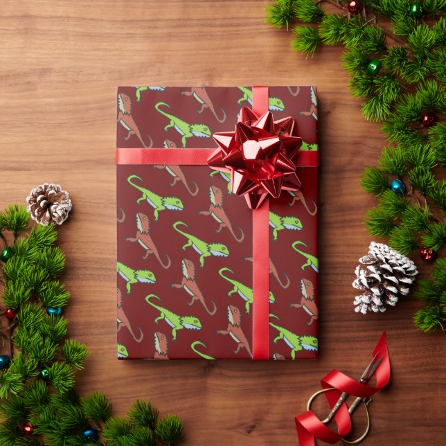 Bearded Dragon Wrapping Paper (Holiday Gift)