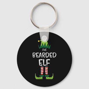 Bearded Elf Matching Christmas For Family Uncle Da Keychain