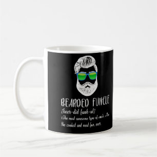 Bearded Funcle Definition Uncle for Men Coffee Mug