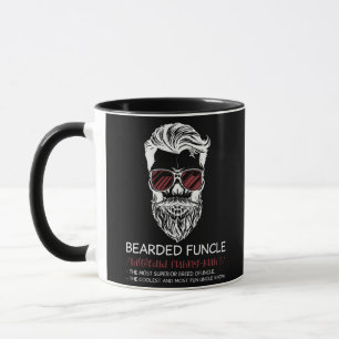 Bearded Funcle Funny Uncle Definition Mug