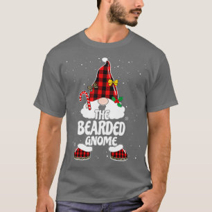 Bearded Gnome Buffalo Plaid Matching 23 T-Shirt