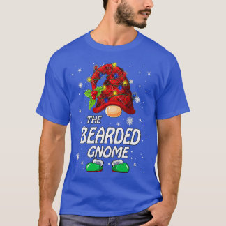 Bearded Gnome Buffalo Plaid Matching 58 T-Shirt