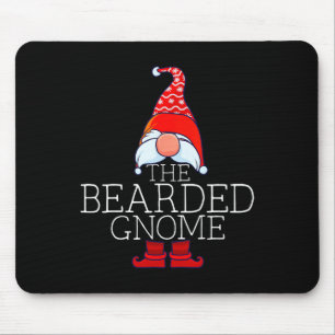 Bearded Gnome Family Matching Group Christmas Outf Mouse Pad