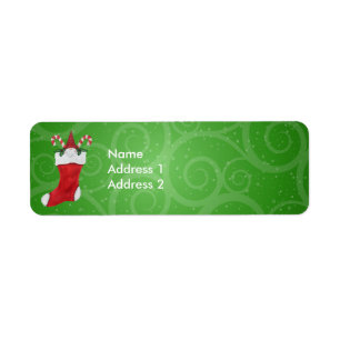 Bearded Gnome in Christmas Stocking Candy Canes