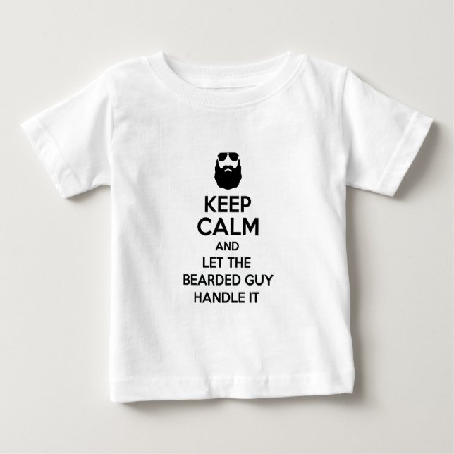 Bearded Guy Baby T-Shirt (Front)